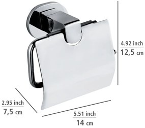 Supporto metallico autoportante per carta igienica Maribor - Wenko