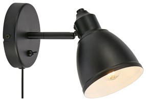 Lampada da parete nero opaco Story - Markslöjd