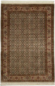 Herati Tappeto orientale 120x180 Verde (Indian) Annodato A Mano