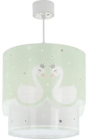 Dalber 61712H - Lampadario per bambini SWEET LOVE 1xE27/60W/230V verde