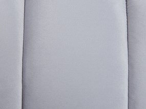 Chaise longue velluto grigio destra ALLIER Beliani