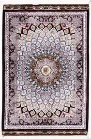 Ghom Tappeto persiano 60x90 Blu (Iran) Macchina
