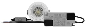 Faro da Incasso 8W, Foro Ø55mm, CCT, 15°-55°, Philips Certadrive - Bianco Colore Bianco Variabile CCT