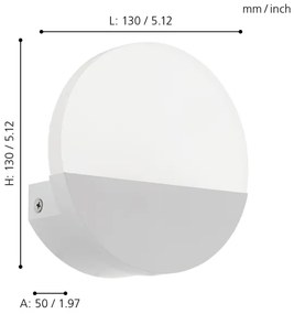Eglo 96039 - Applique a LED METRASS 1 1xLED/4,5W/230V