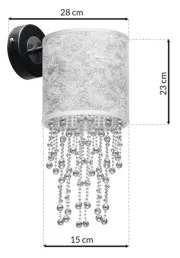 Applique ALMERIA 1xE27/60W/230V