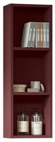 Pensile bagno Brera laccato opaco rosso jaipur P 17 x L 30 x H 90 cm