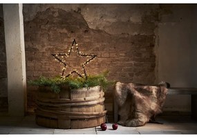 Decorazione luminosa nera per esterni con motivo natalizio Spiky - Star Trading