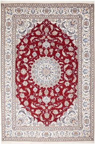 Nain Tappeto persiano 290 x 200 Rosso (Iran) Annodato A Mano