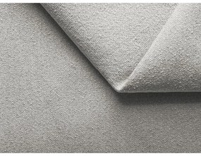 Letto matrimoniale imbottito grigio chiaro con vano contenitore con griglia 160x200 cm Kiana - Makamii