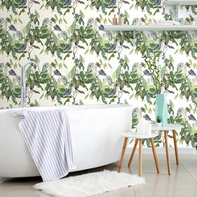 Carta da parati – Foglie tropicali abbondanti