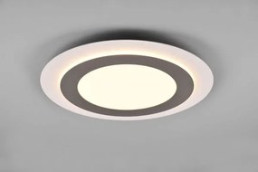 Palfoniera morgan led  rotonda bianca bordo metallo acciaio  641519207