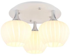 Globo 15548-3DW - Lampadario a plafone MAXY 3xE27/40W/230V bianco