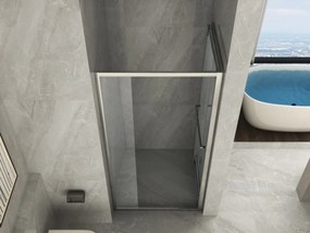 Box Doccia Cristallo trasparente 6mm Scorrevole battente interna con vetro fisso 110 cm