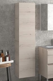 Colonna bagno altezza 160x35x27cm con 4 ripiani SC45 - KAMALU
