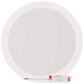 Plafoniera LED Rotonda 30W 3.000lm no Flickering Ø300mm