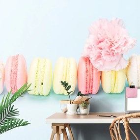 Carta da parati autoadesiva – Macarons deliziosi