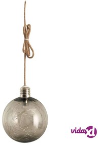 Luxform Lighting Luce LED Sfera Fumé Batteria Stringa G170 Trasparente