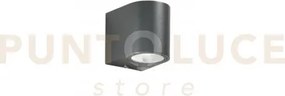 Applique one antracite 1 luce attacco gu10 ip54 6,7x9,3x8cm