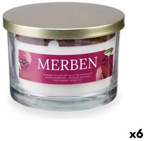 Candela Profumata Merben 400 g (6 Unità)