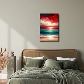 Quadro su tela – Mare nei colori del crepuscolo