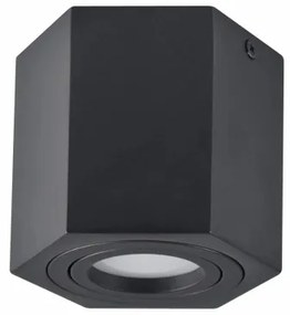 Luce Spot HEXAGON 1xGU10/10W/230V nero