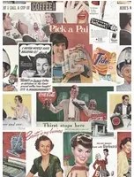 Mindthegap Carta da parati Retro Ads - WP20069