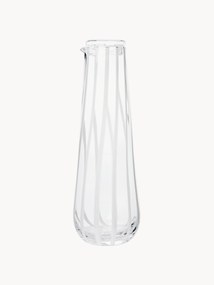 Caraffa in vetro soffiato Stripe, 800 ml