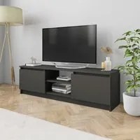 Mobile Porta TV Grigio 120x30x35,5 cm in Legno Multistrato 800569