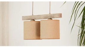 Brilagi - Lampadario a sospensione con filo FOREST 2xE27/15W/230V pino/marrone