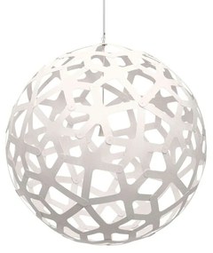 David Trubridge - Coral Lampada a Sospensione Ø100 Bianco 2 Lati David Trubridge