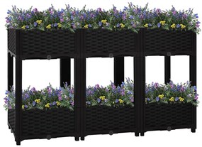 Fioriera Rialzata 120x40x71 Cm İn Polipropilene /