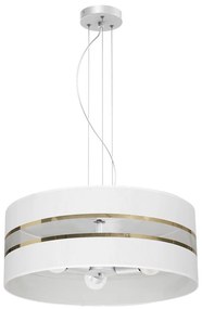 Lampadario su corda ULTIMO 3xE27/60W/230V bianco