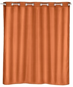 Tenda da doccia arancione Comfort, 180 x 200 cm Comfort Flex - Wenko