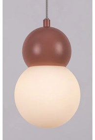 Rabalux 72280 - Lampadario a sospensione con filo GELLIA 1xG9/38W/230V rosa