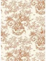 Quenin Carta da parati Beaux Jours - Terracotta