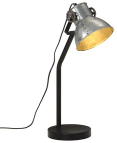 Lampada Da Scrivania 25 W Argento Vintage 17x17x60 Cm E27 /