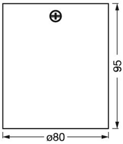 Osram - Faretto SPOT 1xGU10/7W/230V nero