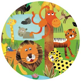 Un puzzle e un gioco di osservazione - giungla - 35 pezzi