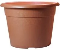 Vaso per Piante Fiori Interno Esterno Giardino Colorato Plasticotto Etrusco Idel Colore: Terracotta, Formato: 57/50 cm