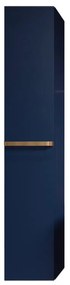 Colonna per mobile bagno LOA RANDAL 1 anta P 25 x L 30 x H 165 cm blu e oro laminato truciolare