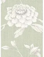 Lewis & Wood Carta da parati Jasper Peony - Eau de Nil