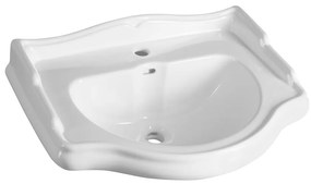 Lavabo bianco in ceramica 69x52 cm Retro – Sapho