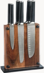 Coltelli da cucina con ceppo Jona Rauma, set da 7