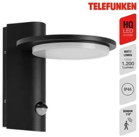 Telefunken 312505TF-LED Applique da esterno con sensore LED/10W/230V IP44