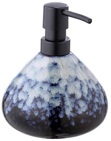 Dispenser di sapone in ceramica blu scuro 0,45 l Rosali - Wenko