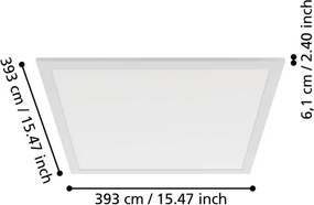 Eglo 901491 - Plafoniera LED MORADILLO LED/18,8W/230V 40x40 cm bianca