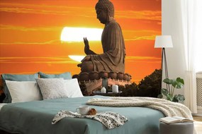 Carta da parati – Statua di Buddha al tramonto