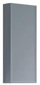 Pensile bagno Pixel laccato opaco indaco, 1 anta apertura da sinistra P 17 x L 30 x H 80 cm