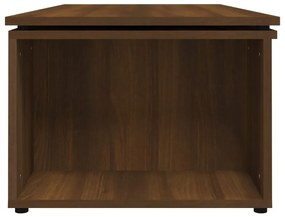 Tavolino da Salotto Rovere Marrone 150x50x35 cm in Multistrato