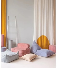 Cuscino per divano da bambini marrone chiaro con rivestimento in velluto a coste Bolster – Wigiwama